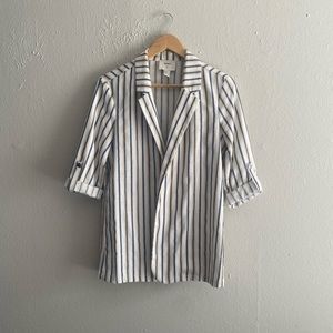 Pinstripe Blazer